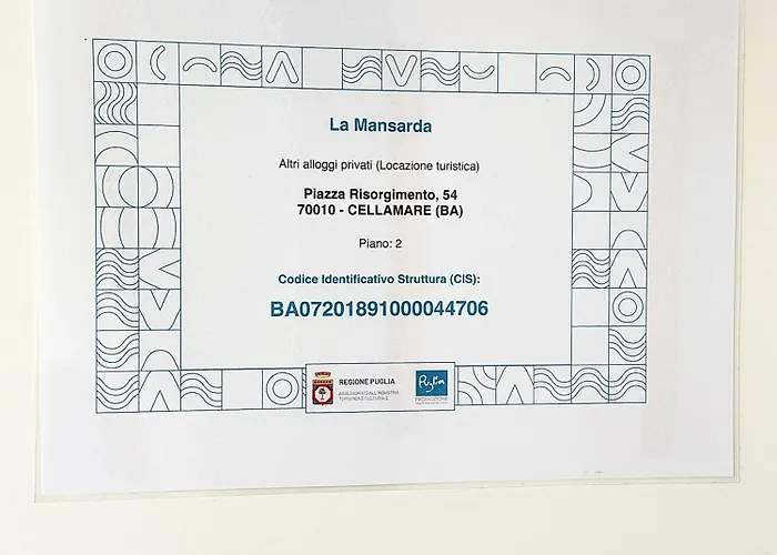 شقة La Mansarda - Terrazze & Relax A Due Passi Da Bari